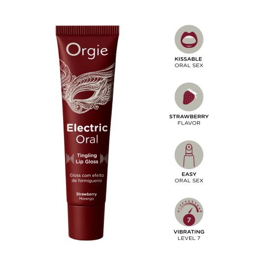 BRILLO DE LABIOS CON EFECTO DE HORMIGUEO ELECTRIC ORAL TINGLING LIP GLOSS 10 ML ORGIE