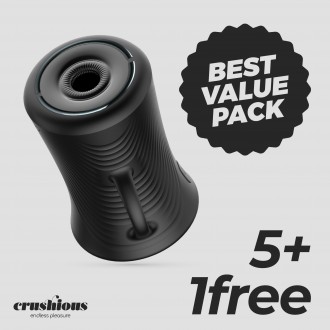 CONFEZIONE 5 + 1 GRATUITO MASTURBATORE ULTRA POTENTE VOYAGE CRUSHIOUS