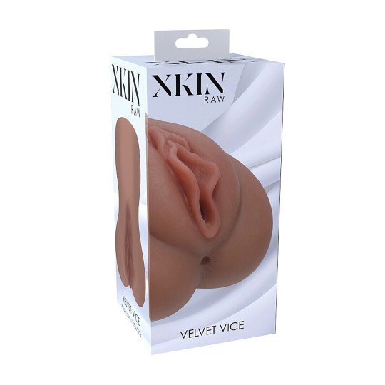 RAW - VELVET VICE - TPE LARGE MASTURBATOR - 335G - BROWN