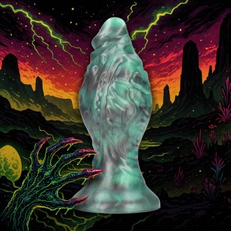 SPACE BORN - EGG PLUG - GREEN/BLACK