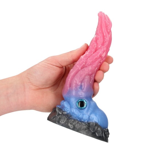 DILDO MONSTER IN SILICONE KRAKEN'S LICK BLU/ROSSO OUCH!