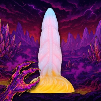 RAINBOW STALLION - SILICONE BUTT PLUG - RAINBOW