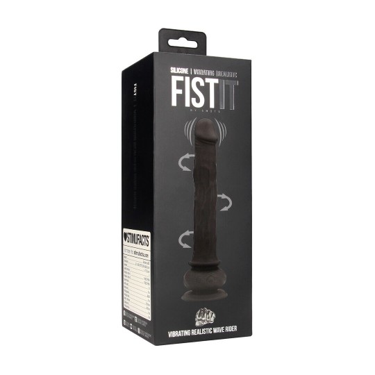 VIBRATING REALISTIC WAVE RIDER - BLACK
