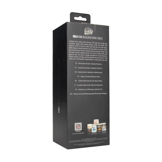 VIBRATING REALISTIC WAVE RIDER - BLACK