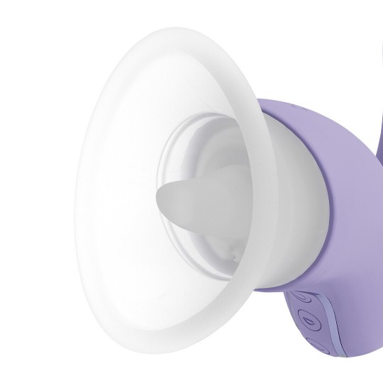 CALLALILY - G-SPOT TAP VULVA BREAST SUCTION AND TONGUE STIMULATOR - LAVENDER