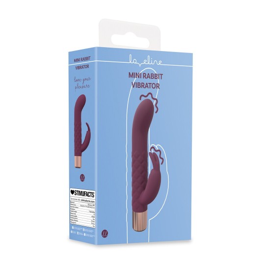 MINI RABBIT VIBRATOR - BURGUNDY