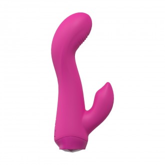 MINI CURVED RABBIT VIBRATOR - PINK
