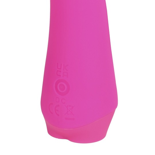 MINI CURVED RABBIT VIBRATOR - PINK