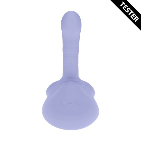 VIBRATING PULSE AND THRUST SEAT - PURPLE - TESTER