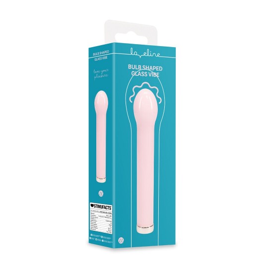 GLASS BULB SHAPED VIBE - PINK