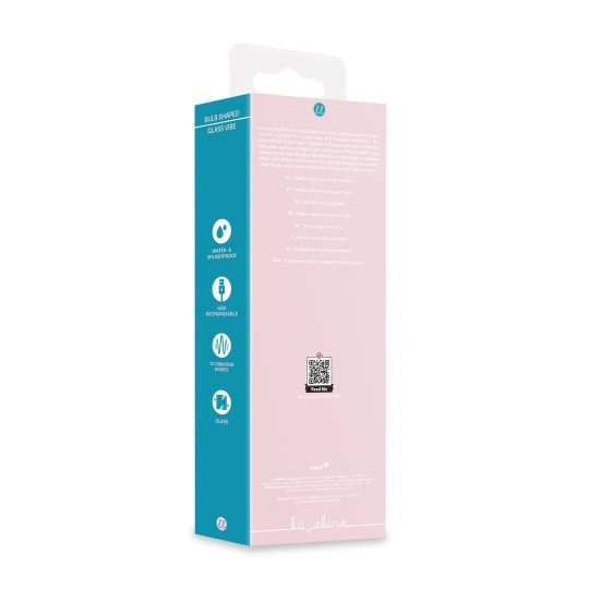 GLASS BULB SHAPED VIBE - PINK