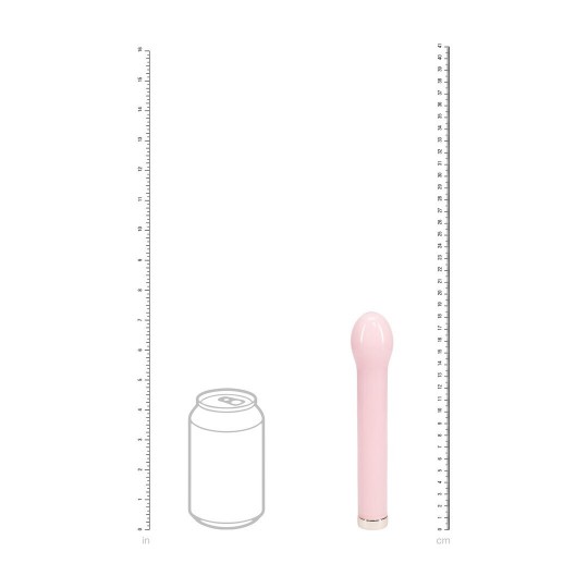 GLASS BULB SHAPED VIBE - PINK