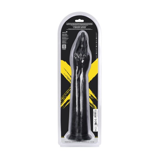 HELPING HAND - HAND WITH FOREARM DILDO - 38 CM - BLACK