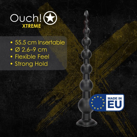 DOMINANT DRILL - ANAL PLUG - 55,5 CM - BLACK