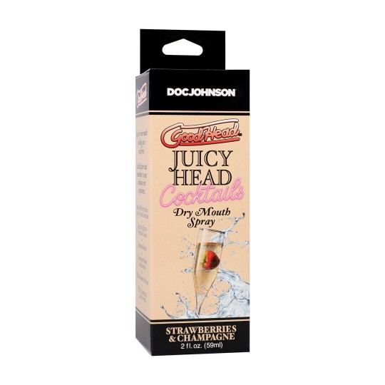 JUICY HEAD - COCKTAILS - DRY MOUTH SPRAY - STRAWBERRIES AND CHAMPAGNE - 2 FL OZ / 59 ML