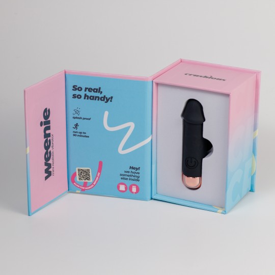 MINI-VIBRATOR REALISTISCHER KUGEL WEENIE SCHWARZ CRUSHIOUS
