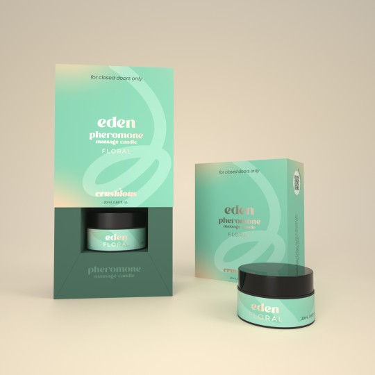 МАССАЖНАЯ СВЕЧА EDEN С ФЕРОМОНАМИ И ЦВЕТОЧНЫМ АРОМАТОМ 20ML CRUSHIOUS