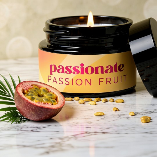 МАССАЖНАЯ СВЕЧА PASSIONATE С ФЕРОМОНАМИ И АРОМАТОМ МАРКУЮ 20 МЛ CRUSHIOUS