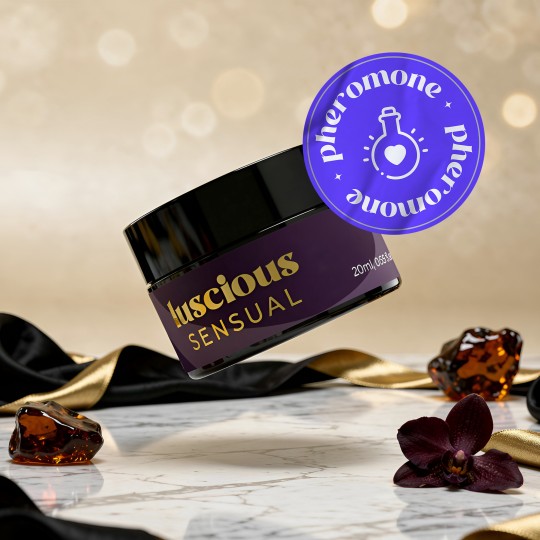MASSAGEKERZE LUSCIOUS MIT PHEROMONEN UND SINNLICHE AROMEN 20ML CRUSHIOUS