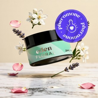 MASSAGEKERZE EDEN MIT PHEROMONEN UND BLUMENAROMA 20ML CRUSHIOUS