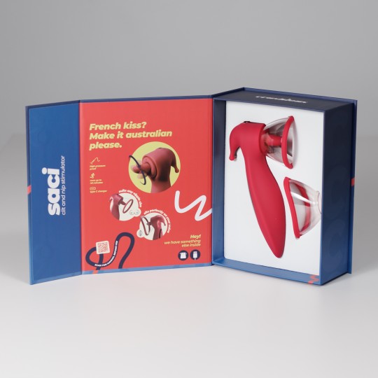 SACI STIMOLATORE CLITORIDEO E CAPEZZOLO CON ASPIRAZIONE CRUSHIOUS
