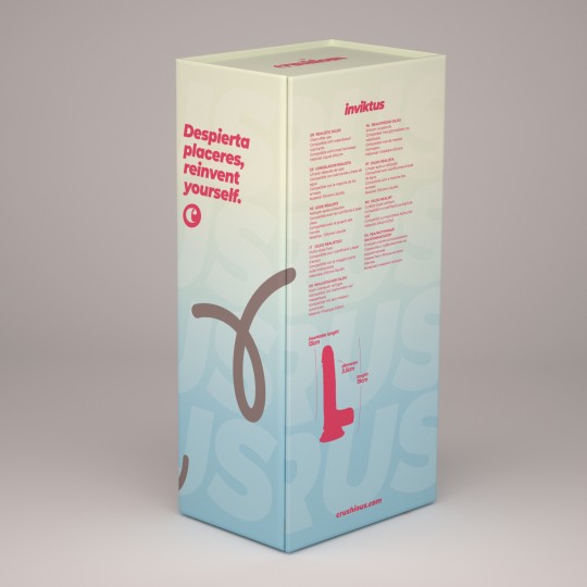 CRUSHIOUS INVIKTUS 7 LIQUID SILICONE DILDO FLESH