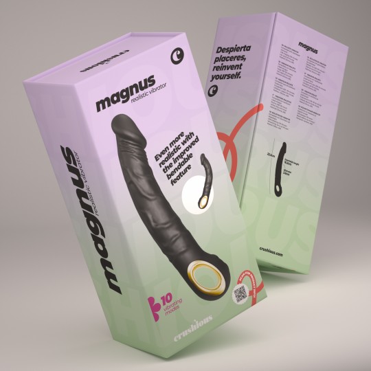 VIBRATEUR FLEXIBLE MAGNUS BEND NOIR CRUSHIOUS