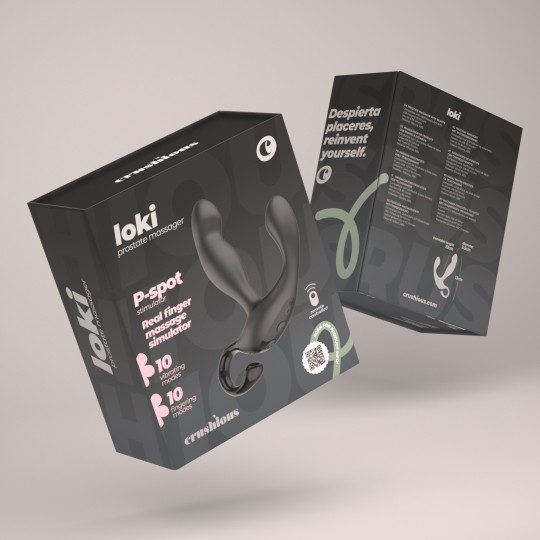 CRUSHIOUS LOKI REMOTE CONTROL RECHARGEABLE PROSTATE MASSAGER