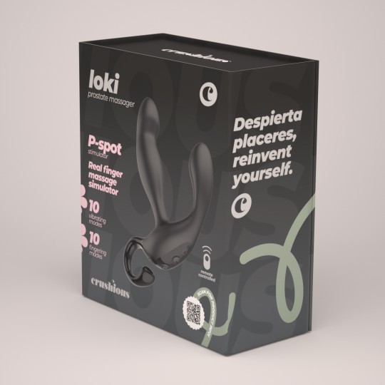 CRUSHIOUS LOKI REMOTE CONTROL RECHARGEABLE PROSTATE MASSAGER