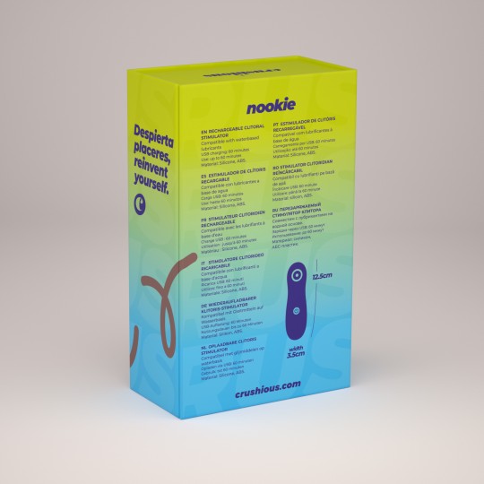 CRUSHIOUS NOOKIE RECHARGEABLE CLITORAL STIMULATOR