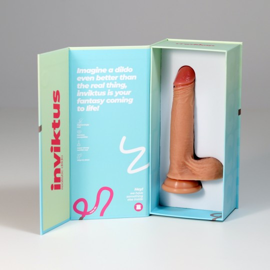 CRUSHIOUS INVIKTUS 7 LIQUID SILICONE DILDO FLESH