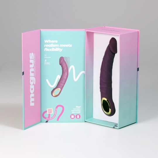VIBRATORE FLESSIBILE MAGNUS BEND VIOLA CRUSHIOUS