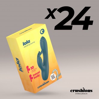 PACK DE 24 MINI VIBRADOR CONEJO LOLA CRUSHIOUS