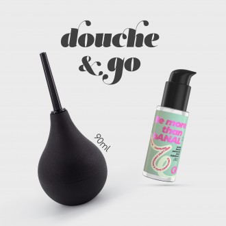 DOUCHE & GO DOCCIA ANALE 90ML CON LUBRIFICANTE ANALE CRUSHIOUS 50ML