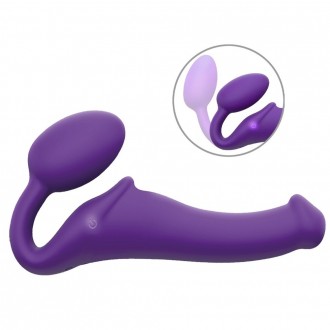 VIBRATING BENDABLE STRAP-ON