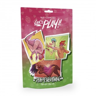 CONJUNTO LET'S PLAY!! PLAY EVERYTHING MORANGO/MELANCIA NUEI