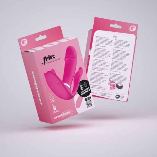 ESTIMULADOR CON MANDO INALÁMBRICO FRITZ CRUSHIOUS ROSA