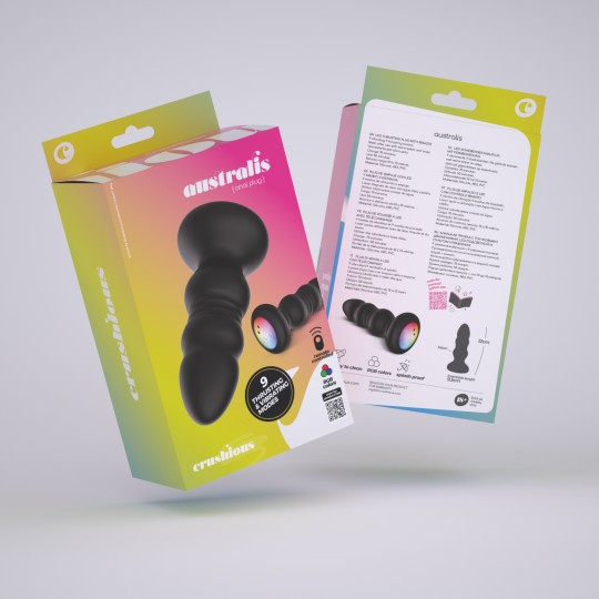 CRUSHIOUS AUSTRALIS ANAL PLUG WITH LED AND REMOTE CONTROL