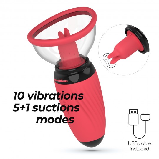 SCARLET POMPE VULVAIRE STIMULATEUR RECHARGEABLE CRUSHIOUS