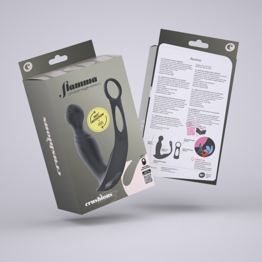 CRUSHIOUS FLAMMA PROSTATE VIBRATOR WITH REMOTE CONTROL