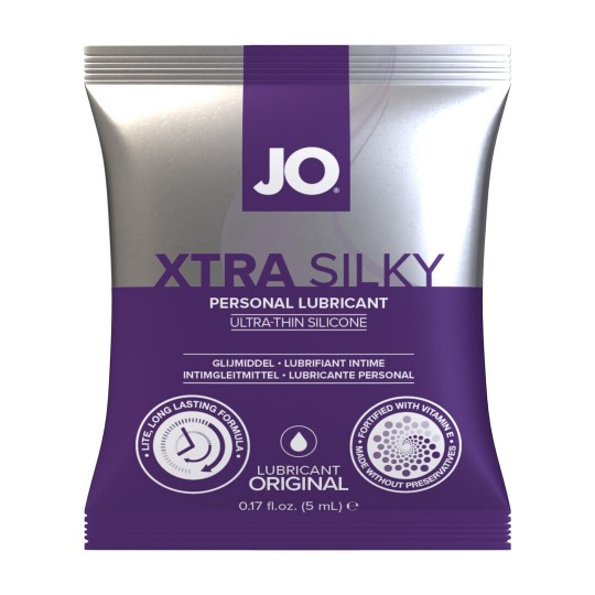 XTRA SILKY - ORIGINAL - ULTRA THIN SILICONEBASED LUBRICANT - 0.17 FL OZ / 5 ML - SACHET