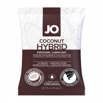 COCONUT HYBRID - WATERBASED AND COCONUT OIL LUBRICANT - 0.17 FL OZ / 5 ML - SACHET