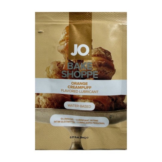 BAKE SHOPPE - ORANGE CREAMPUFF - WATERBASED LUBRICANT - 0.17 FL OZ / 5 ML - SACHET