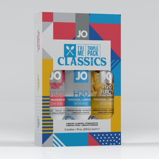 TRI-ME TRIPLE PACK - CLASSICS - GIFT SET WITH THREE LUBRICANTS - 1 FL OZ / 30 ML