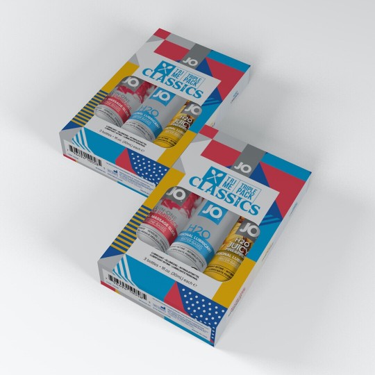 TRI-ME TRIPLE PACK - CLASSICS - GIFT SET WITH THREE LUBRICANTS - 1 FL OZ / 30 ML