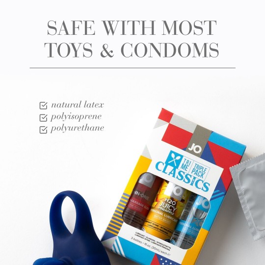 TRI-ME TRIPLE PACK - CLASSICS - GIFT SET WITH THREE LUBRICANTS - 1 FL OZ / 30 ML