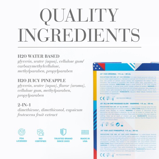 TRI-ME TRIPLE PACK - CLASSICS - GIFT SET WITH THREE LUBRICANTS - 1 FL OZ / 30 ML
