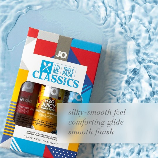 TRI-ME TRIPLE PACK - CLASSICS - GIFT SET WITH THREE LUBRICANTS - 1 FL OZ / 30 ML
