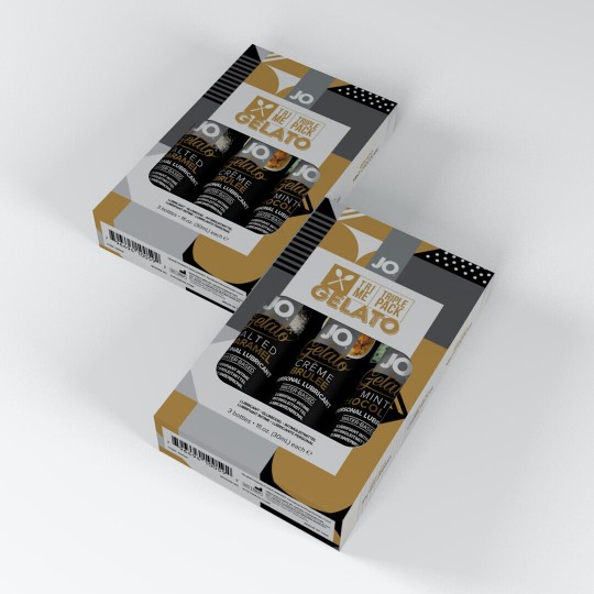 TRI-ME TRIPLE PACK - GELATO - GIFT SET WITH THREE LUBRICANTS - 1 FL OZ / 30 ML