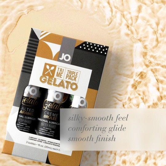 TRI-ME TRIPLE PACK - GELATO - GIFT SET WITH THREE LUBRICANTS - 1 FL OZ / 30 ML